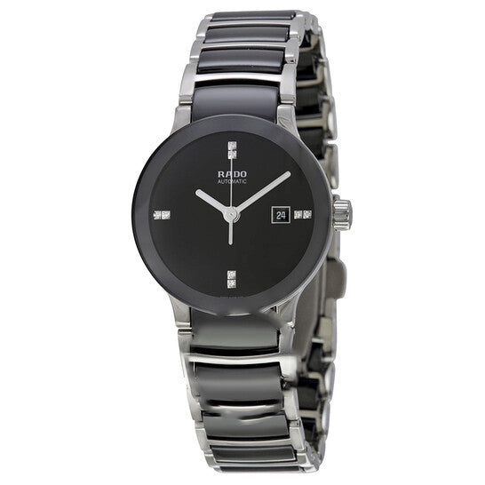 Image of ID 1 Original Rado Centrix Ceramic Black Dial Ladies Watch R30942702