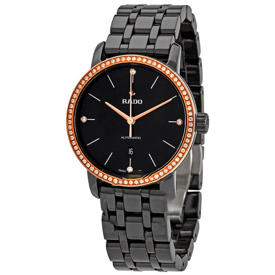 Image of ID 1 Original Rado DiaMaster Automatic Diamond Black Dial Ladies Watch R14099737