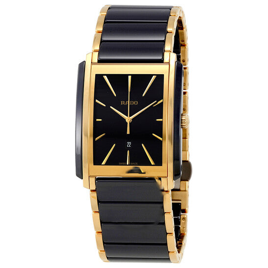 Image of ID 1 Original Rado Integral L Black Dial Ceramic Men's Watch R20968152