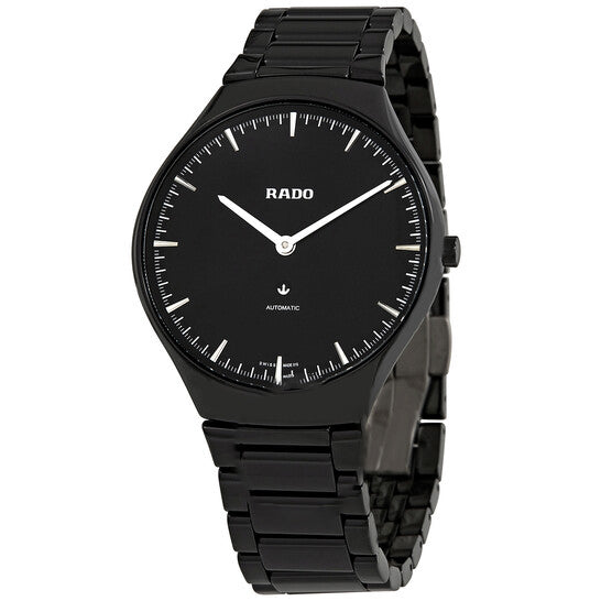 Image of ID 1 Original Rado True Thinline Automatic Black Dial Men's Watch R27969152