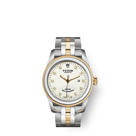 Image of ID 1 Original Tudor Glamour Date Automatic Diamond Ladies Watch 53003-0066