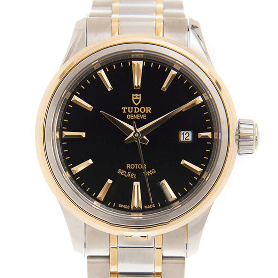 Image of ID 1 Original Tudor Style Automatic Black Dial Ladies Watch 12103-0003