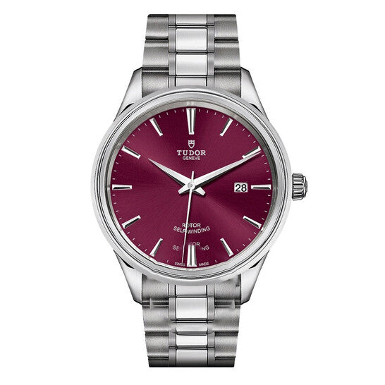 Image of ID 1 Original Tudor Style Automatic Burgundy Dial Men's Watch M12700-0011