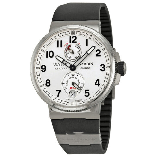 Image of ID 1 Original Ulysse Nardin Marine Chronometer Silver Dial Men's Watch 11831263/61