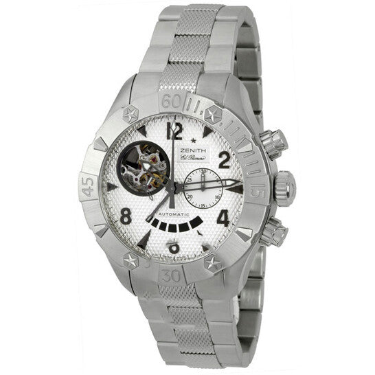 Image of ID 1 Original Zenith Defy Classic Open Stainless Steel Men's Watch 030526402101M526