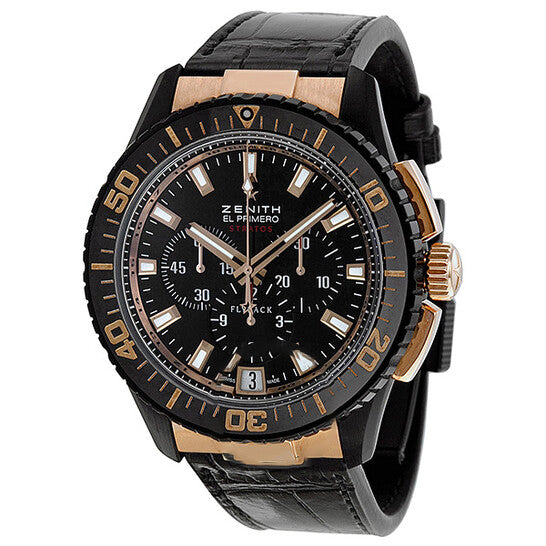 Image of ID 1 Original Zenith El Primero Stratos Flyback Chronograph Men's Watch 85206040523C714