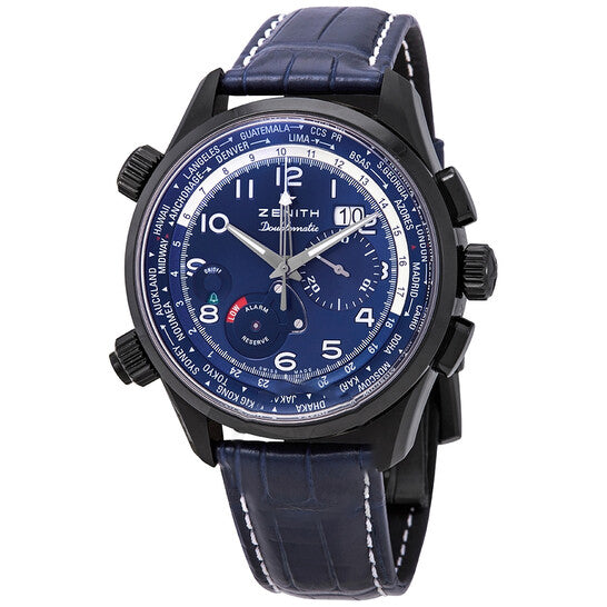 Image of ID 1 Original Zenith Pilot Doublematic Blue Dial Automatic Men's Watch 7524024046/57C749