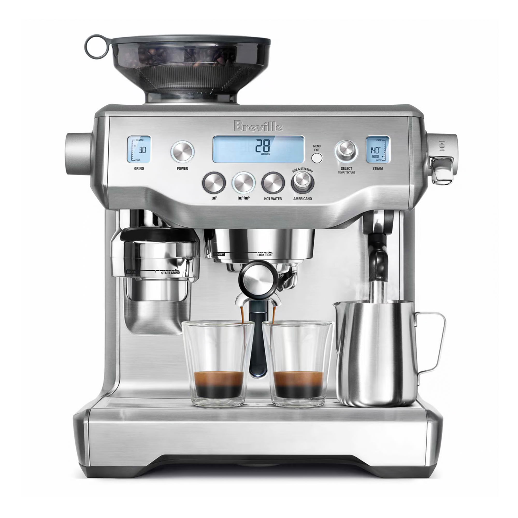 Image of ID 1379681444 Breville Brushed Stainless Steel The Oracle Espresso Machine