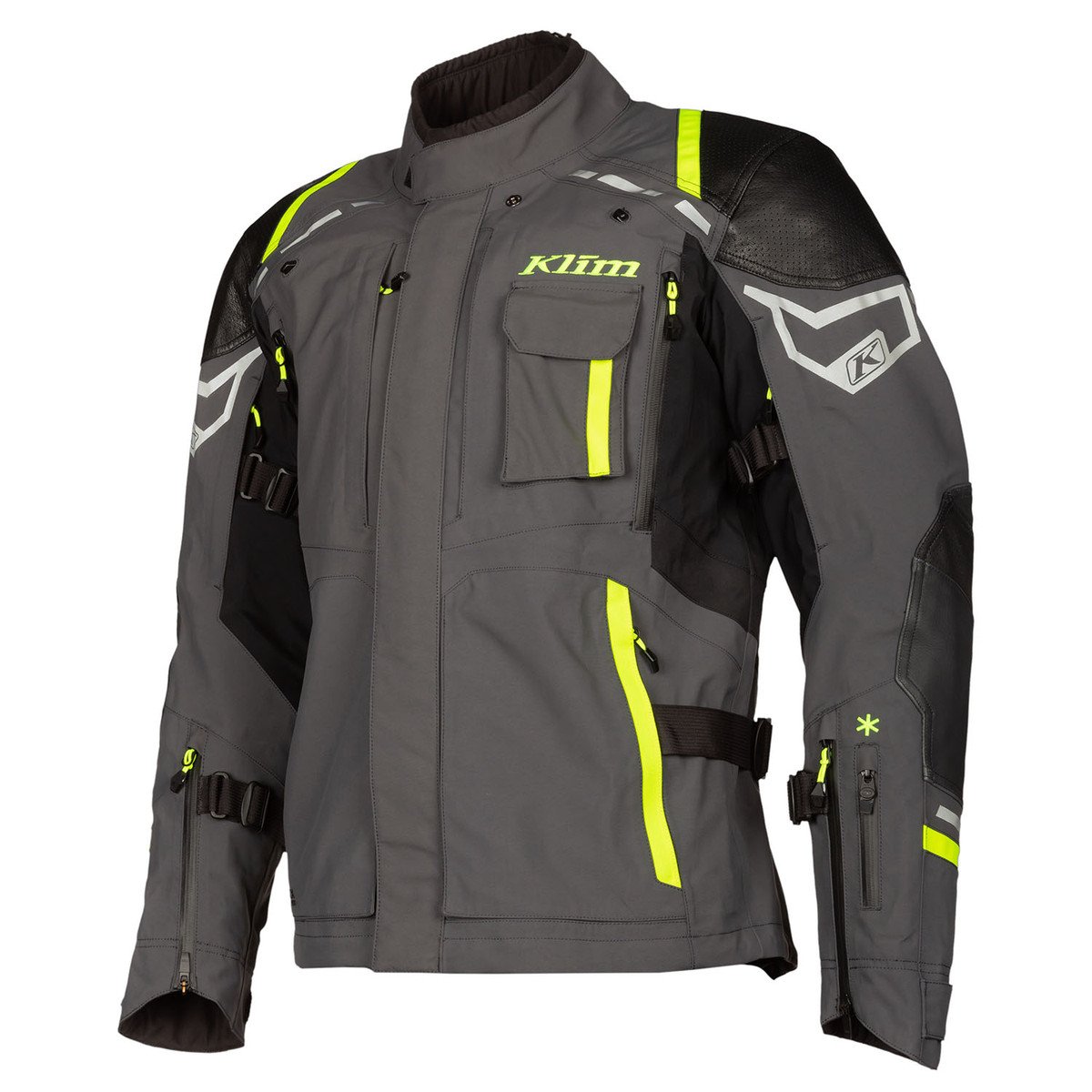 Image of Klim Kodiak Hi-Vis 2021 Jacket Asphalt Size 48 EN