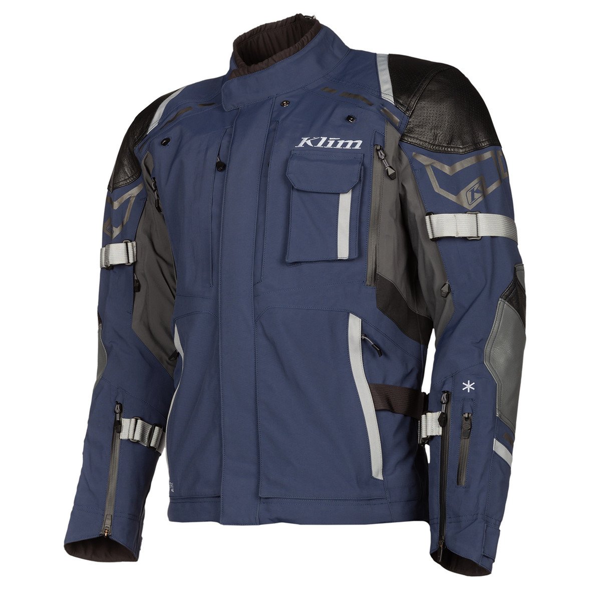 Image of Klim Kodiak Jacket Navy Blue Monument Gray Talla 50