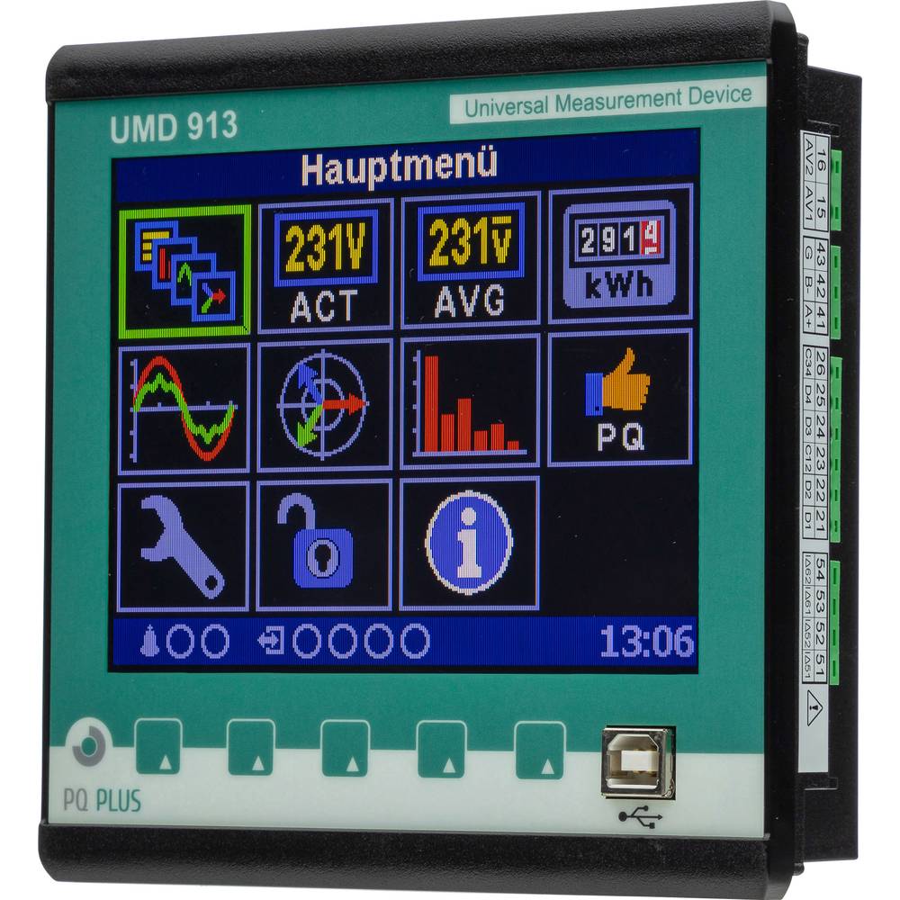 Image of PQ Plus UMD 913 Digital rack-mount meter