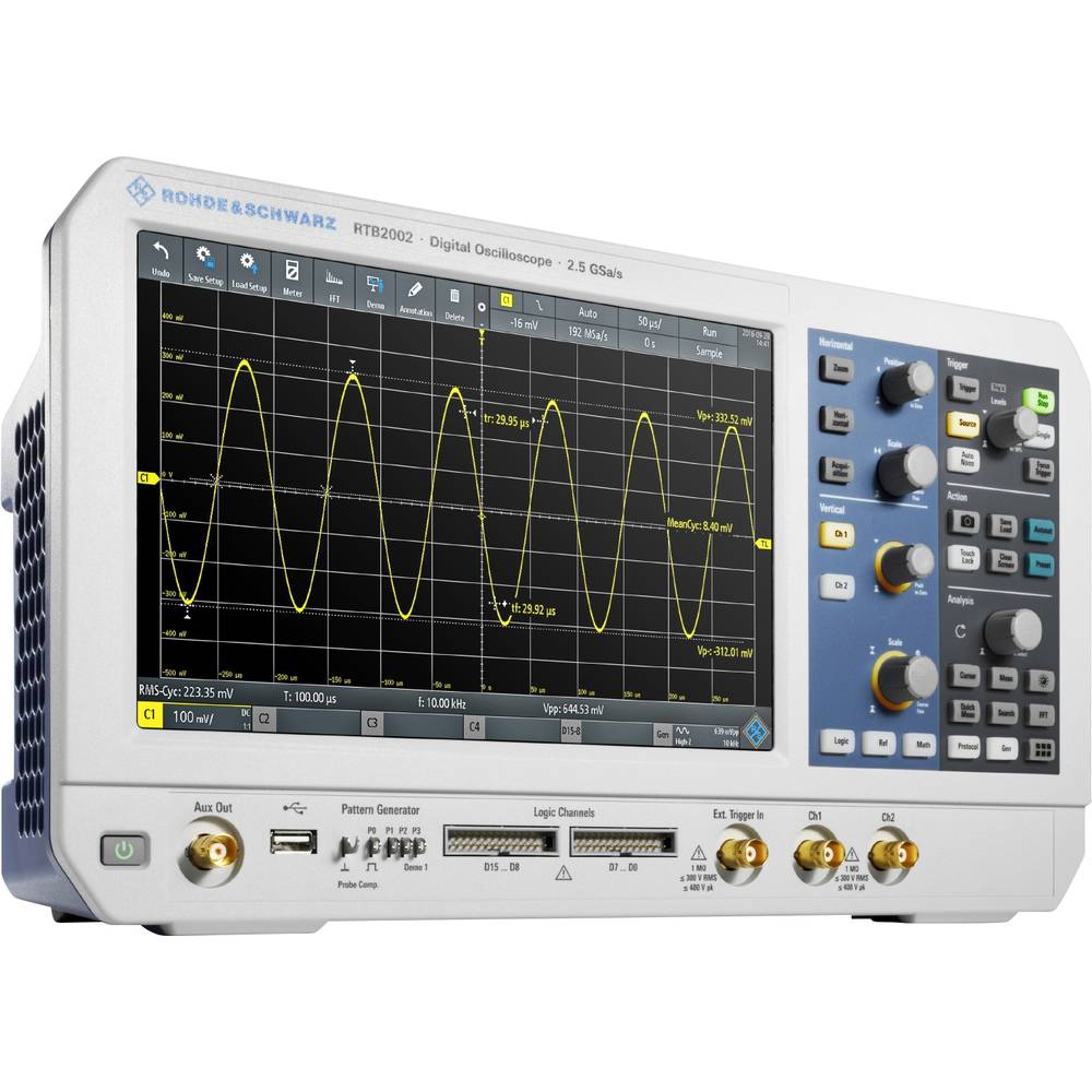 Image of Rohde & Schwarz RTB2002EDU Digital 70 MHz 2-channel 1 pc(s)