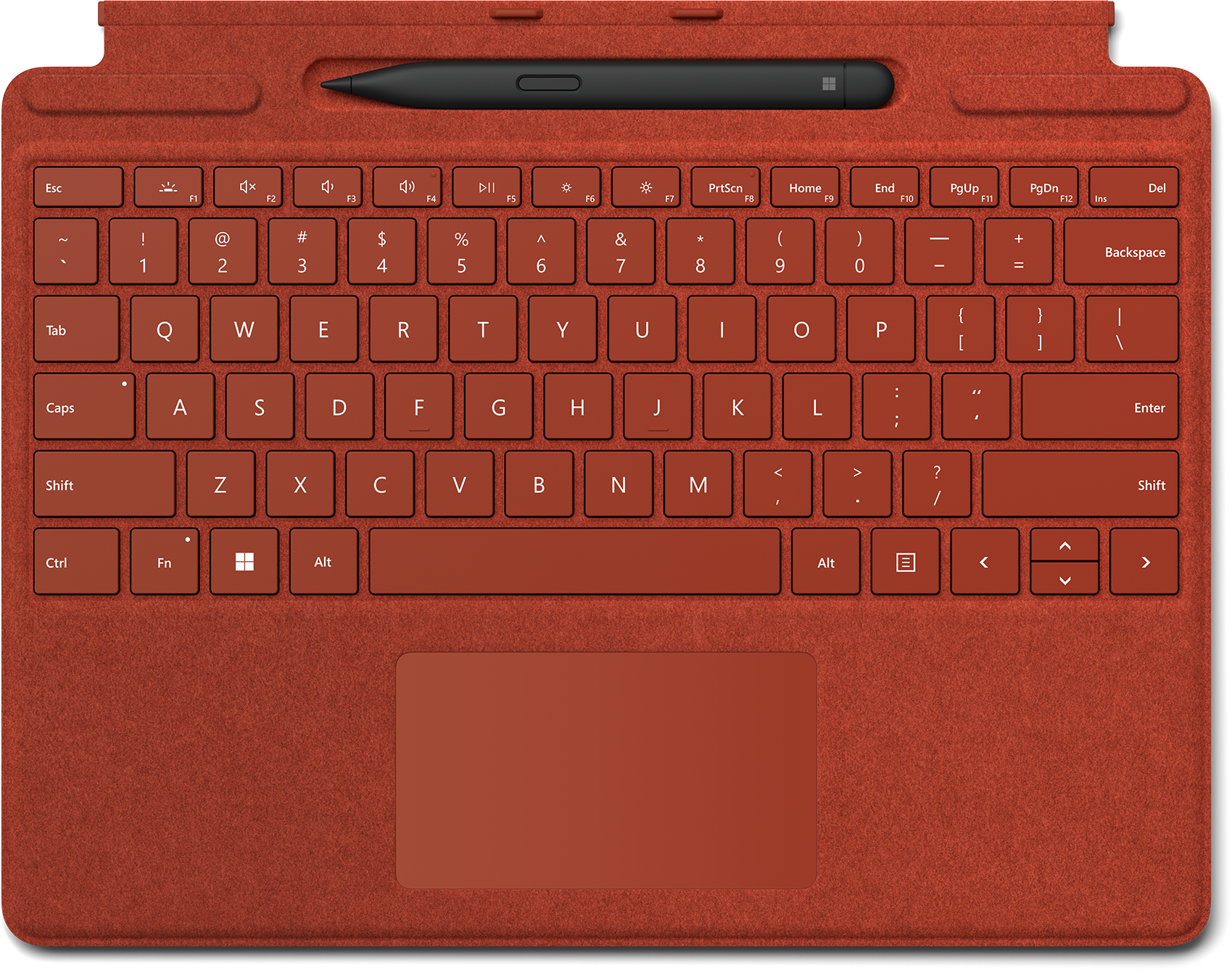 Image of Surface Pro Signature Keyboard with Slim Pen 2 - Poppy Red ID 245421725108126